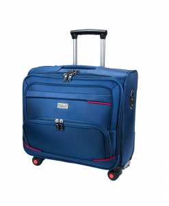 Maleta de viaje Krozmann de color azul