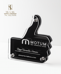 Acrílico en forma de mano