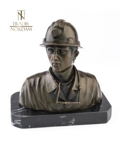 Busto de géologo - Bronce