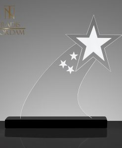 Reconocimiento de acrílico - Estrella fugaz